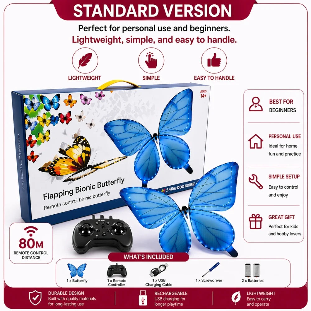 AeroFlutter™ Magic Bionic Butterfly